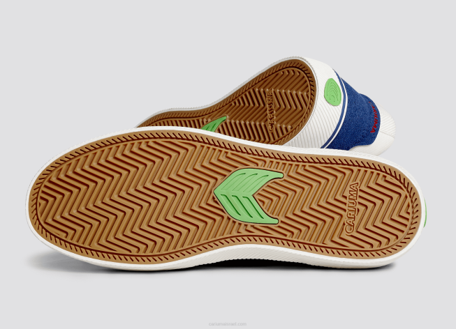 نحيف Cariuma أزرق وأوف وايت / أحمر V2FZ340